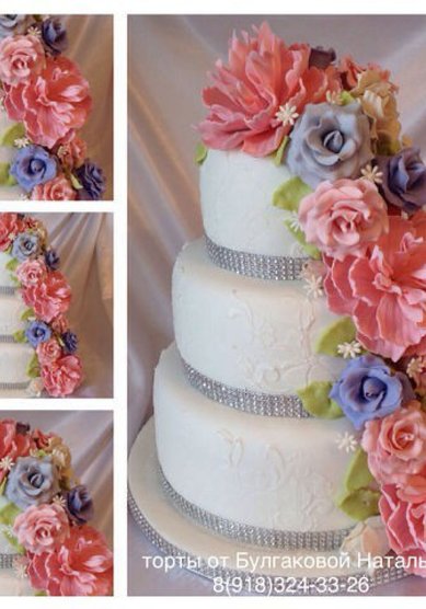 Торт на свадьбу Т69759 - Кондитерская Торты от Натальи Булгаковой