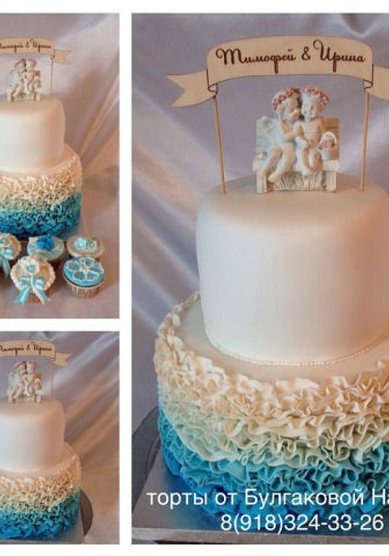 Свадебный торт Т69766 - Кондитерская Торты от Натальи Булгаковой