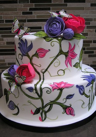 Торт на свадьбу А69789 - Компания Авторская кондитерская