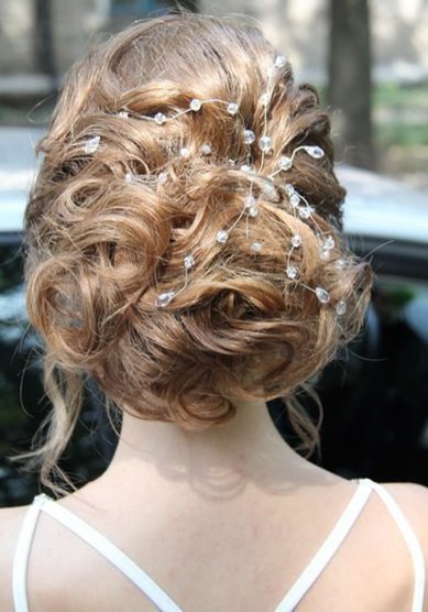 Свадебная прическа Е18013 - Стилист-визажист Екатерина Олейник