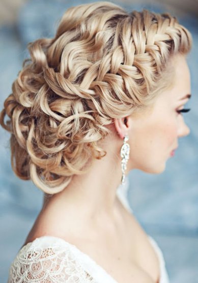 Свадебная прическа Е18021 - Стилист-визажист Екатерина Олейник