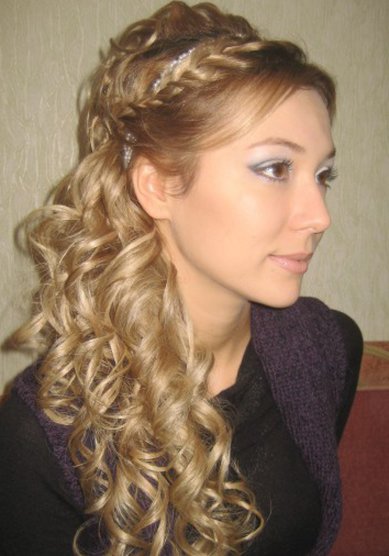 Свадебная прическа Е18027 - Стилист-визажист Елена Тарасова