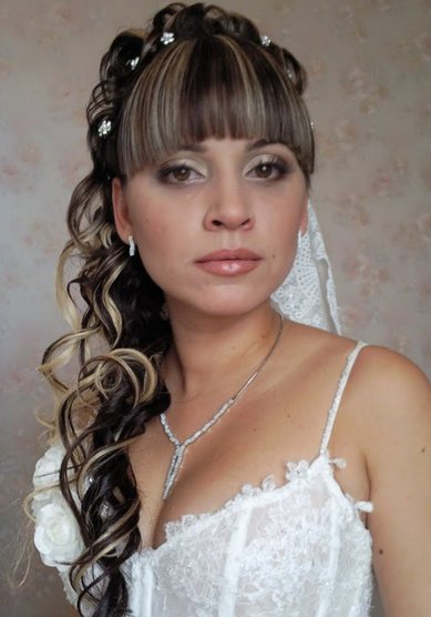 Свадебная прическа Е18029 - Стилист-визажист Елена Тарасова