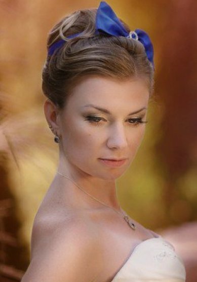 Прическа на свадьбу Е18030 - Стилист-визажист Елена Тарасова