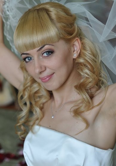 Свадебная прическа Е18031 - Стилист-визажист Елена Тарасова