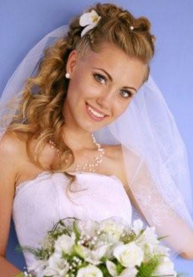 Свадебная прическа Е18037 - Стилист-визажист Елена Тарасова