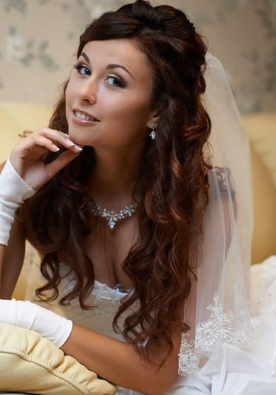 Свадебная прическа Е18039 - Стилист-визажист Елена Тарасова