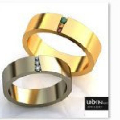 Обручальные кольца U10340 - Ювелирный салон UDINart