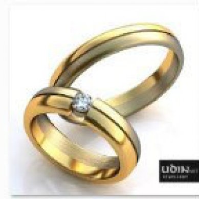 Обручальные кольца U10341 - Ювелирный салон UDINart