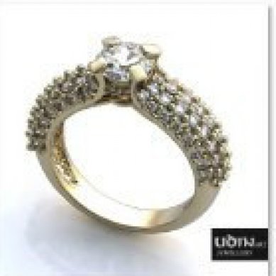 Помолвочное кольцо U10353 - Ювелирный салон UDINart