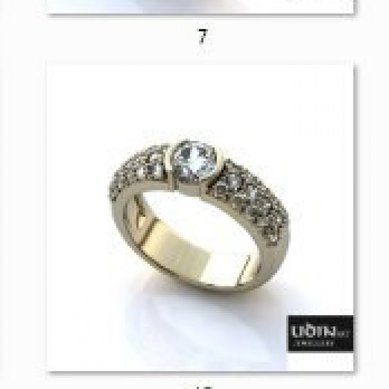 Помолвочное кольцо U10354 - Ювелирный салон UDINart