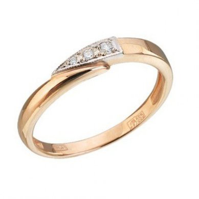 Обручальное кольцо А10359 - Ювелирный салон АДАМАС