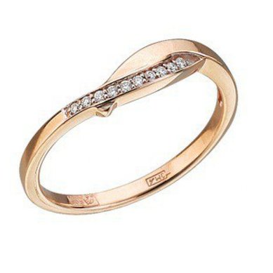 Обручальное кольцо А10365 - Ювелирный салон АДАМАС