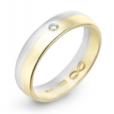 Обручальное кольцо R01-WED-00020-М13044 - Ювелирный бренд Московский ювелирный завод