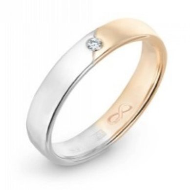 Обручальное кольцо R01-WED-00016-М13046 - Ювелирный бренд Московский ювелирный завод