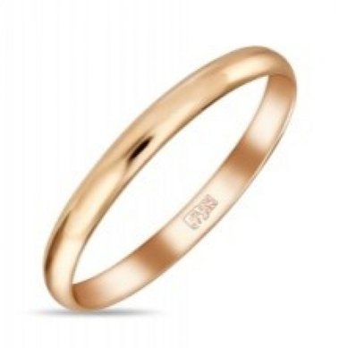 Обручальное кольцо R01-R-040-200-М13048 - Ювелирный бренд Московский ювелирный завод