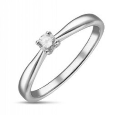 Помолвочное кольцо R01-SOL60-010-G2-М13055 - Ювелирный бренд Московский ювелирный завод