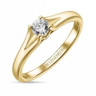 Помолвочное кольцо R01-SL06-020-G2-М13066 - Ювелирный бренд Московский ювелирный завод