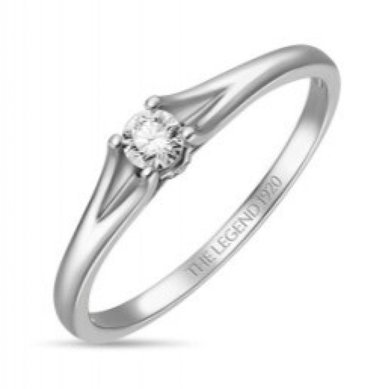 Помолвочное кольцо R01-SL06-015-G2-М13068 - Ювелирный бренд Московский ювелирный завод