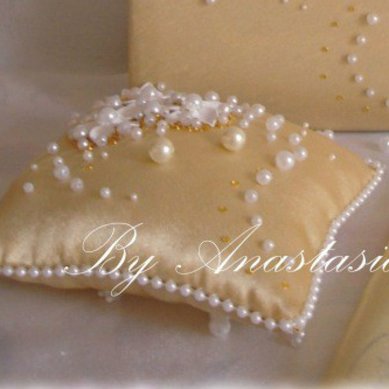 Подушечка для колец о70163 - Свадебные аксессуары от Анастасии Петровой